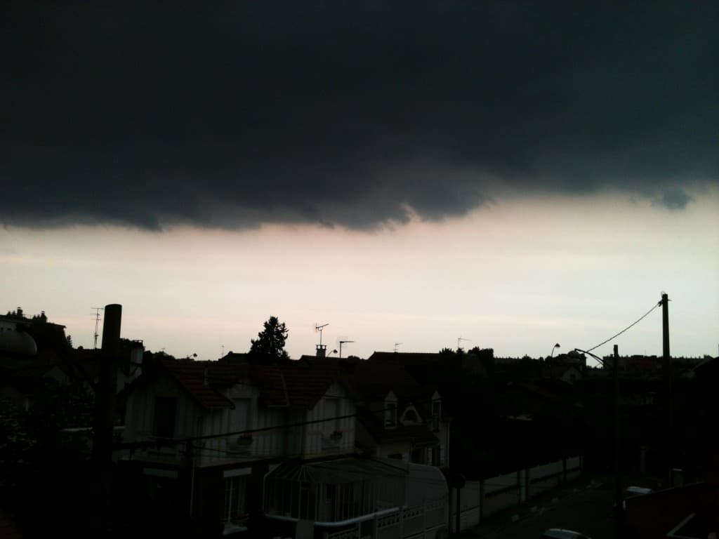 Orage en approche
