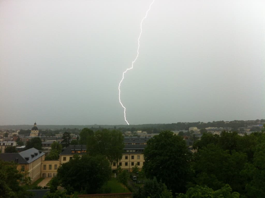 Orage sur Versailles