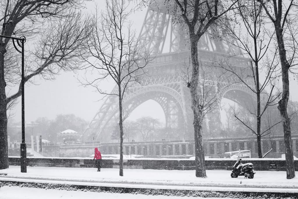 Paris sous la neige