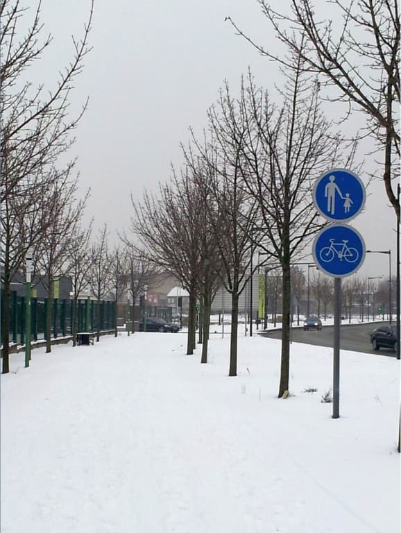 Piste cyclable parc Expo Le Bourget
