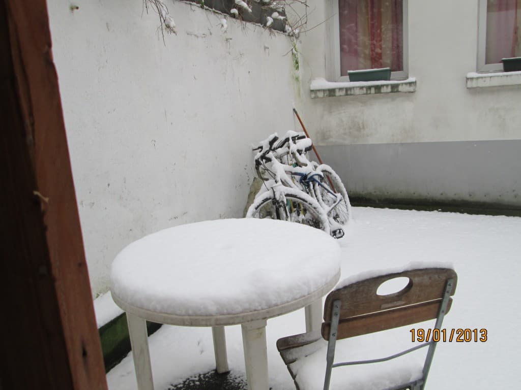 Plus de 7 cm de neige à montreuil