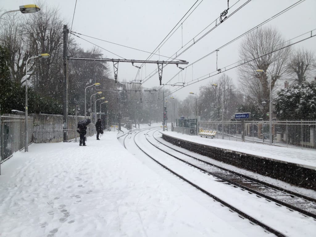 quai direction Robinson sur le  RER B