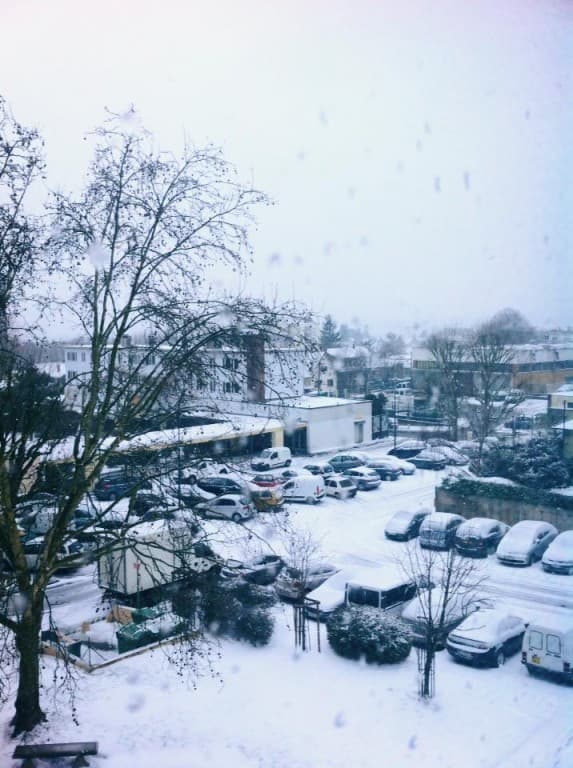 Rosny s/ Bois sous la neige