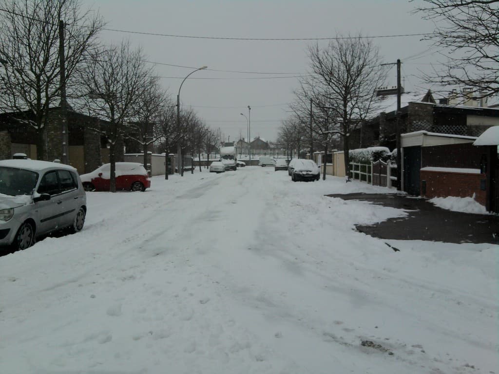 route enneigée