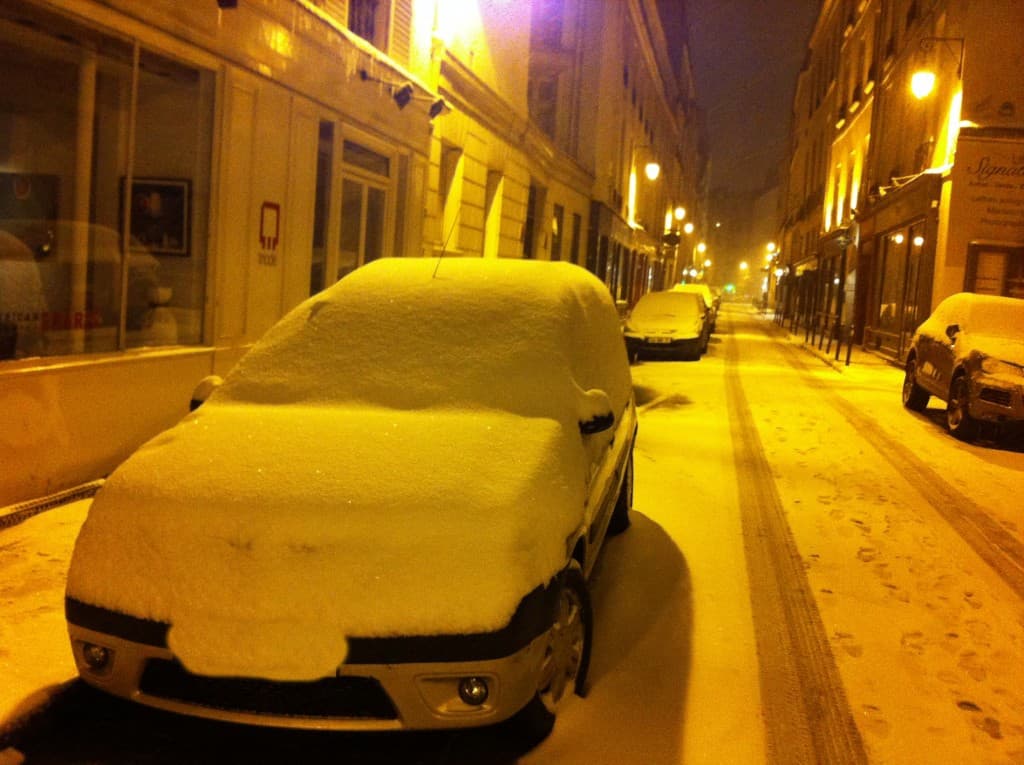 Rue Jacob enneigée