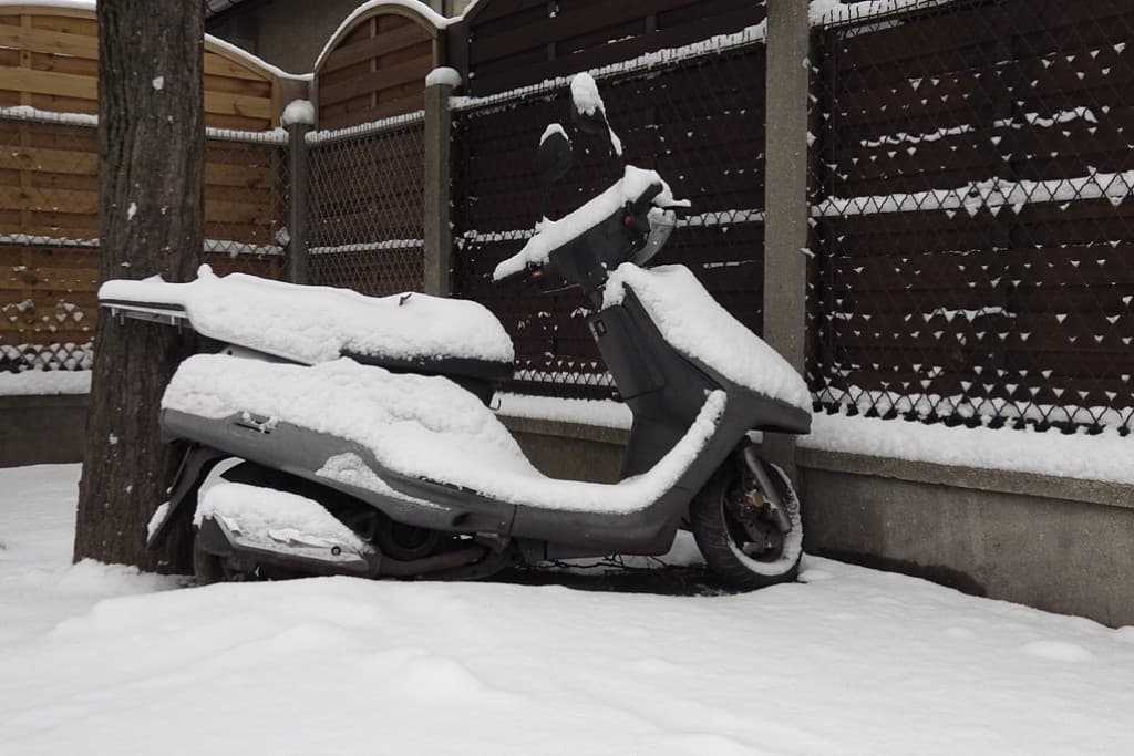 Scooter, mais pas des neiges