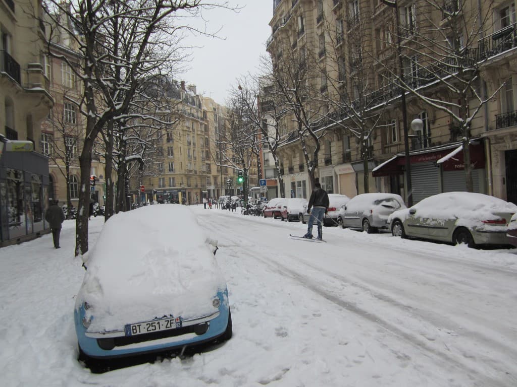 Skieur dans Paris, Paris 12ème