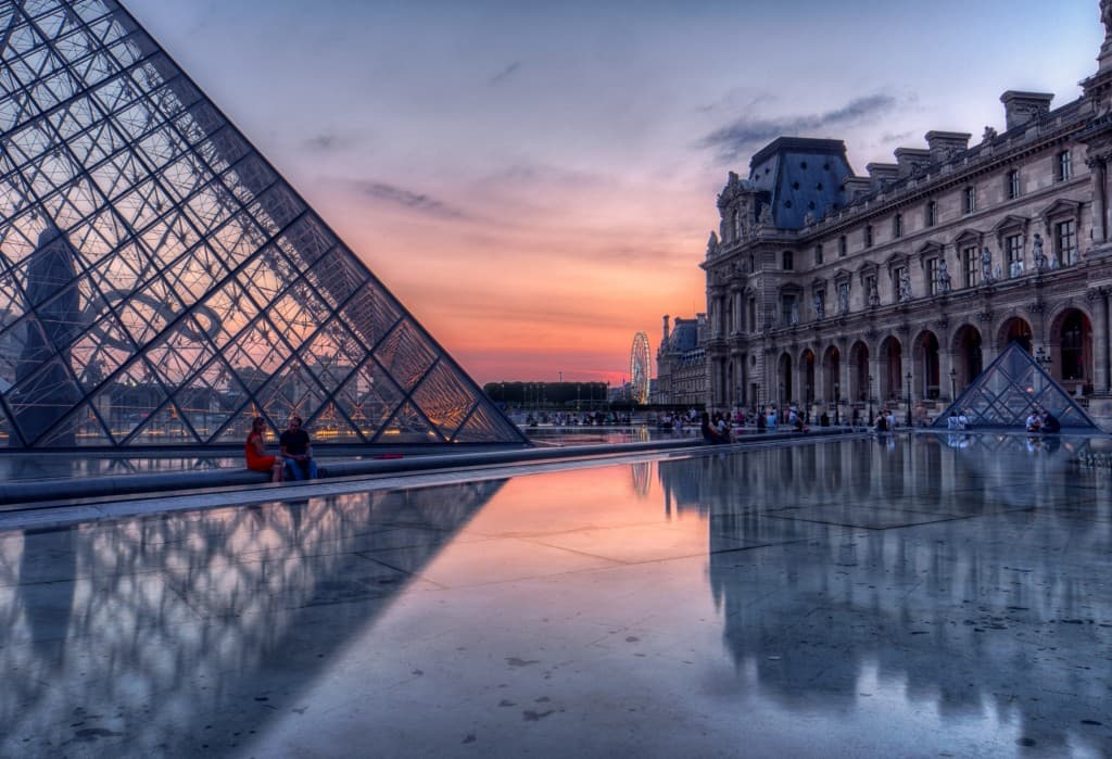 Soirée d'été au Louvre
