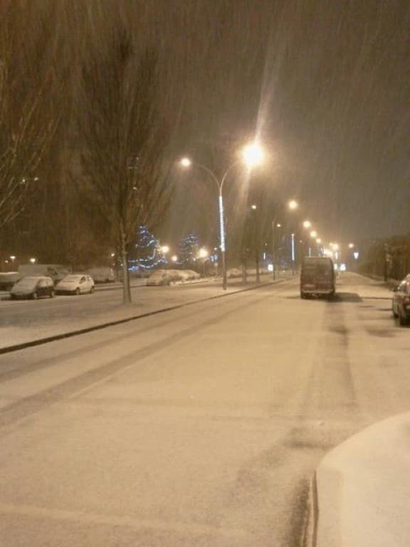 Un fin manteau neigeux