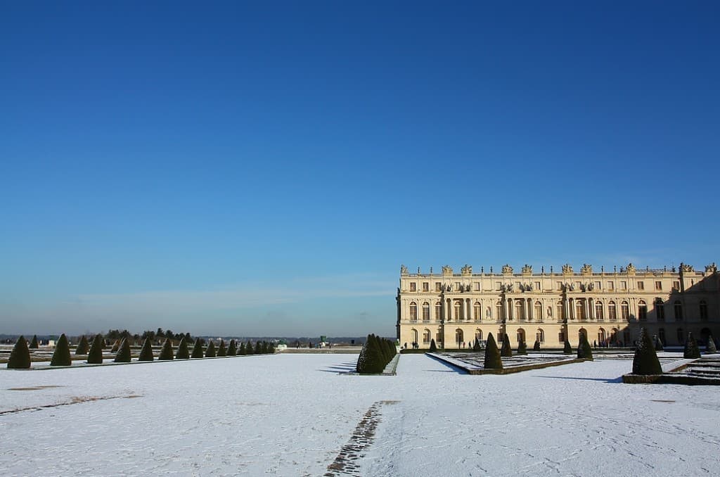 Versailles, premières neiges