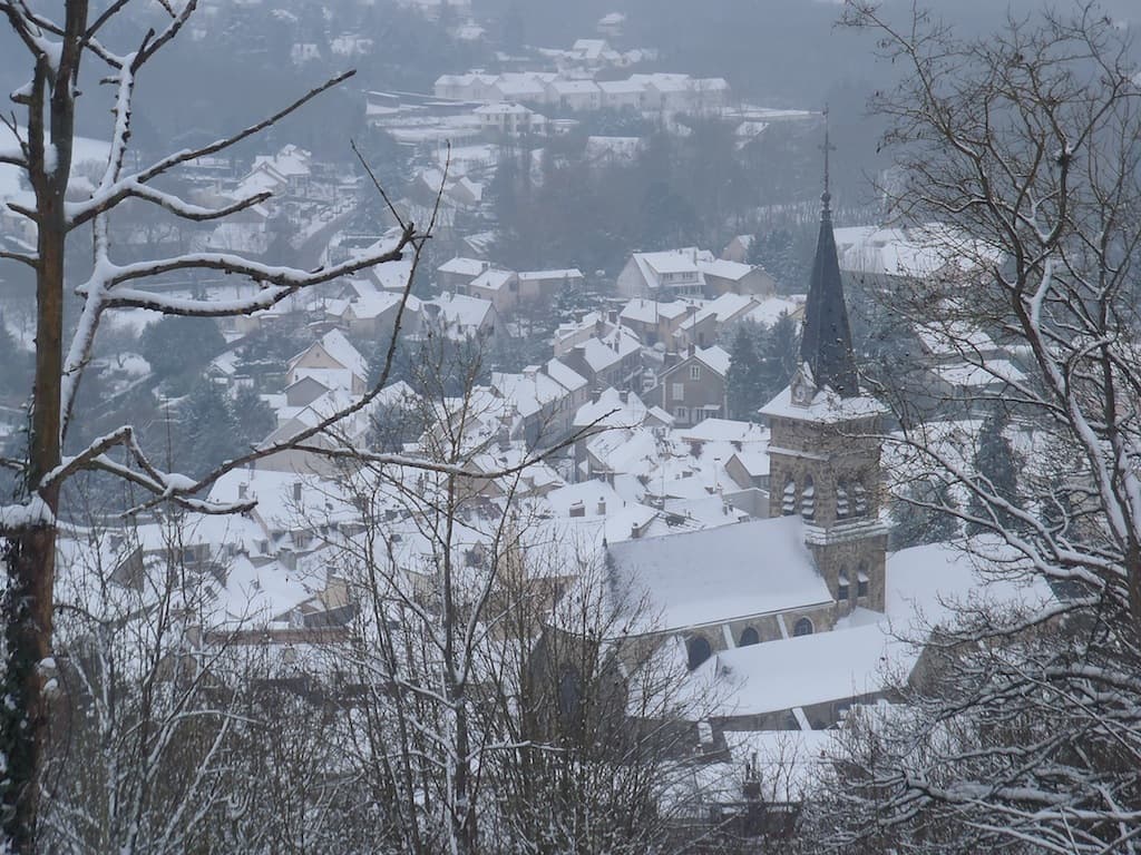 Vue à partir du chateau de la Madeleine