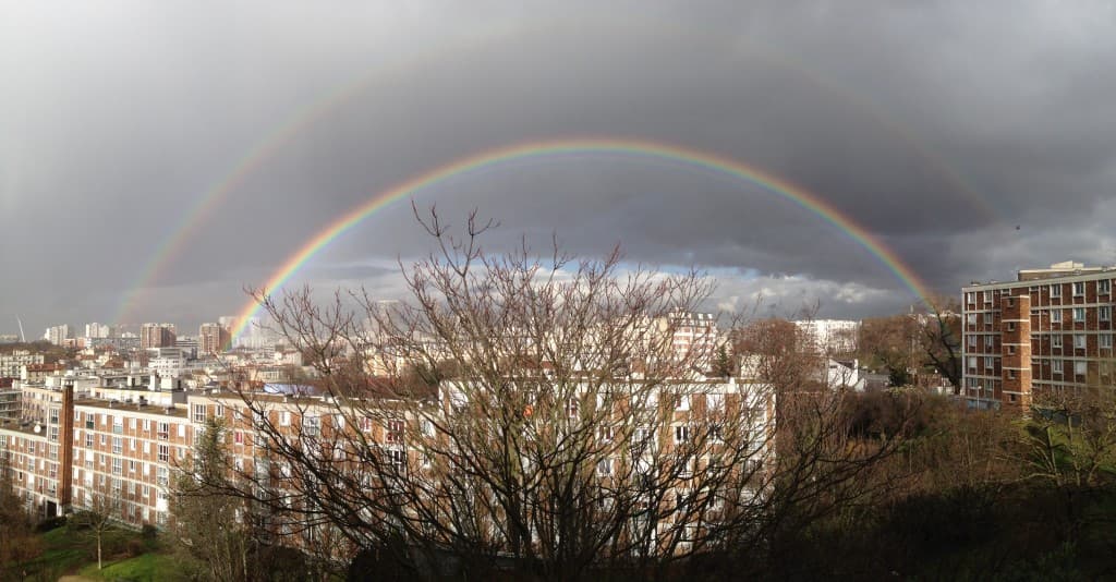 Arc-en-ciel double