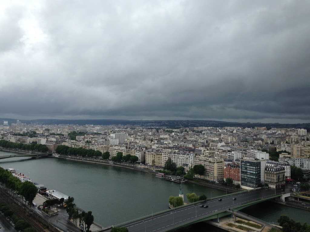 Avant le passage du front froid