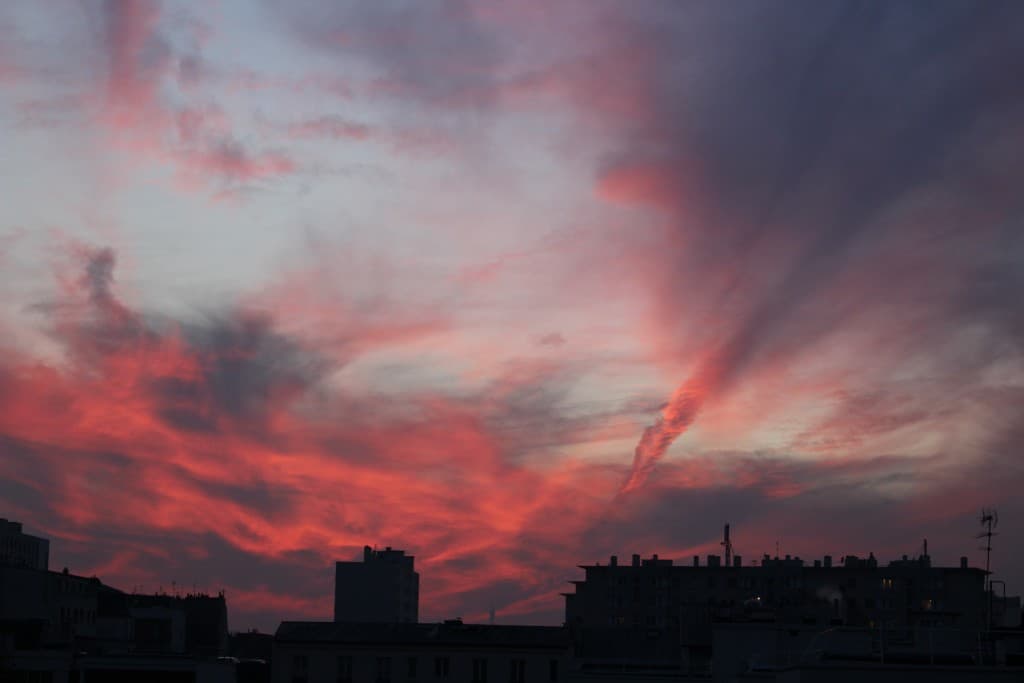 ciel au-dessus de Paris