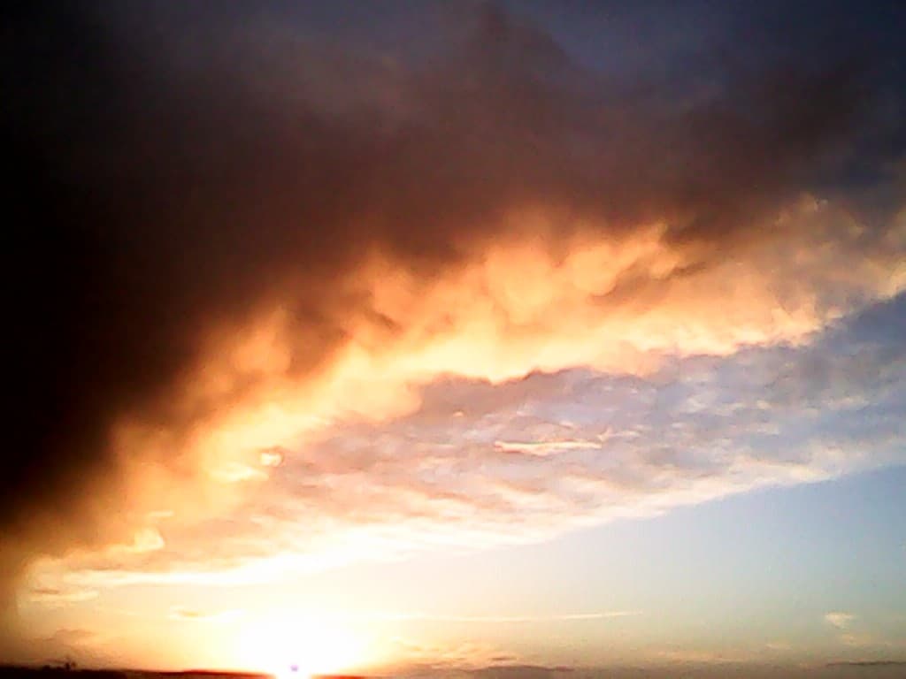 ciel bleu tardif