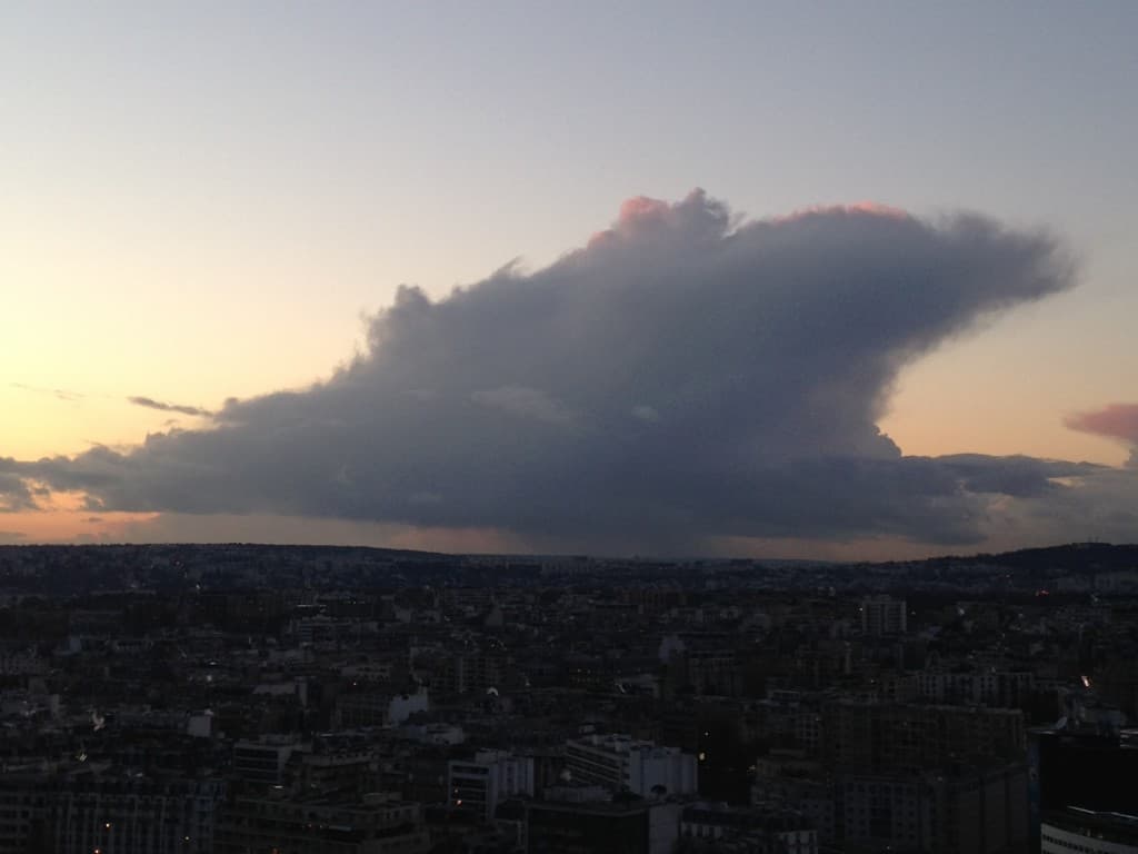 cumulonimbus hivernal sur Poissy (78)
