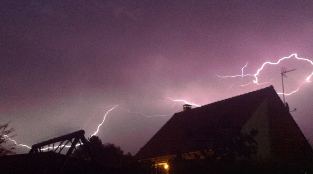 Forts orages dans le 77