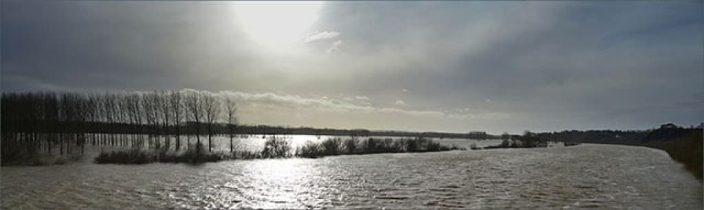 La Maine en crue