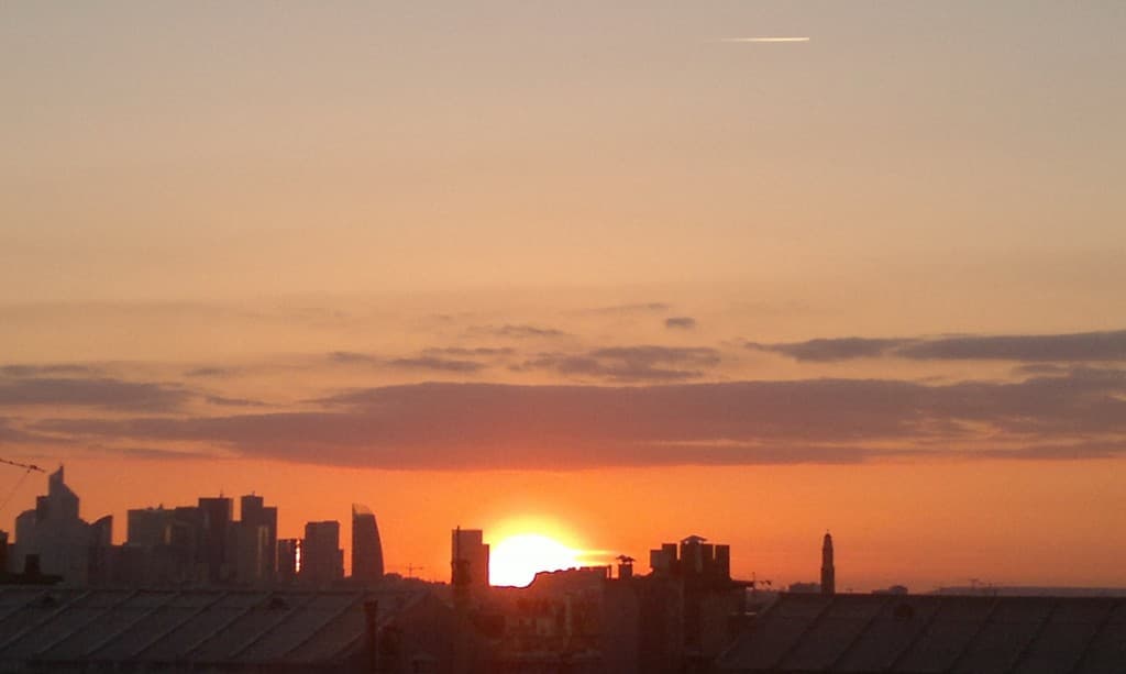 Le lever du soleil