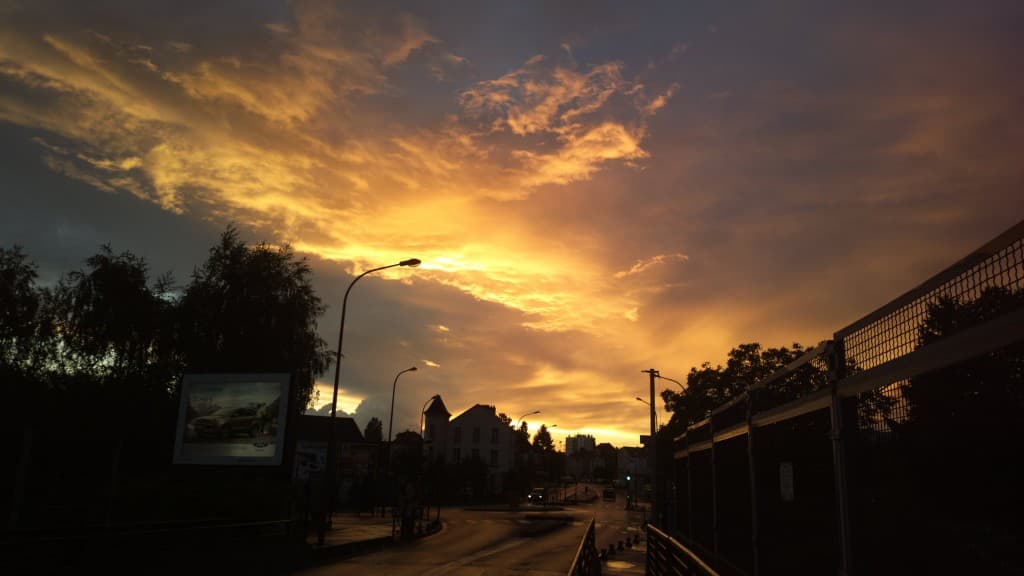 Le soleil revient avant de se coucher ...