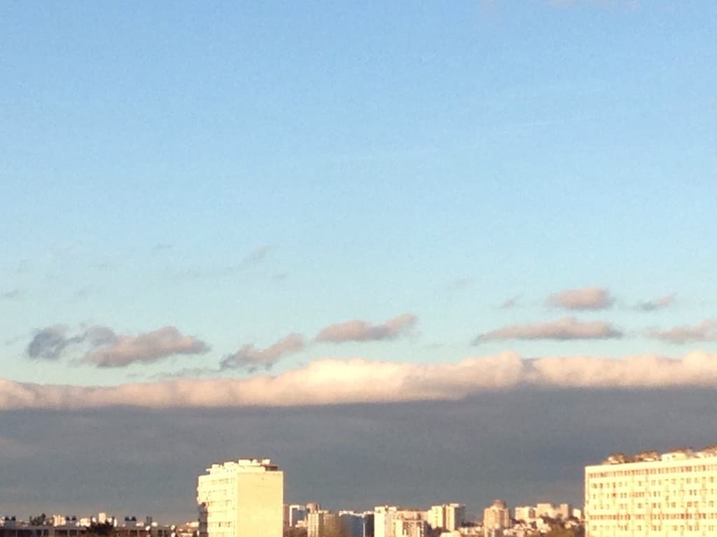 Mer de nuage sur Paris