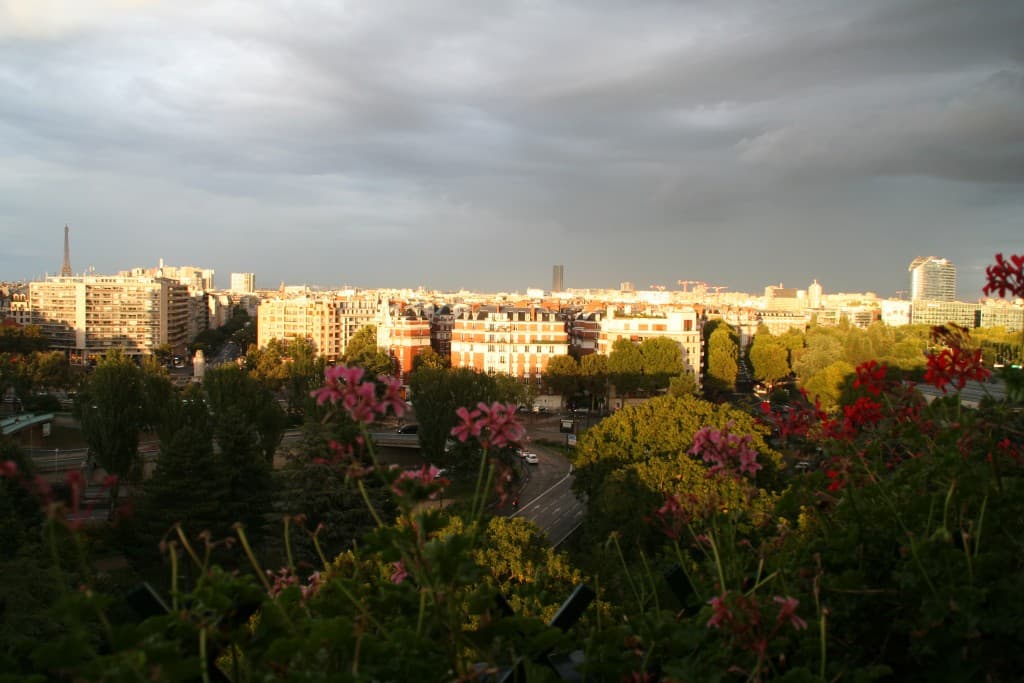 Nuages versus Soleil Porte de St Cloud