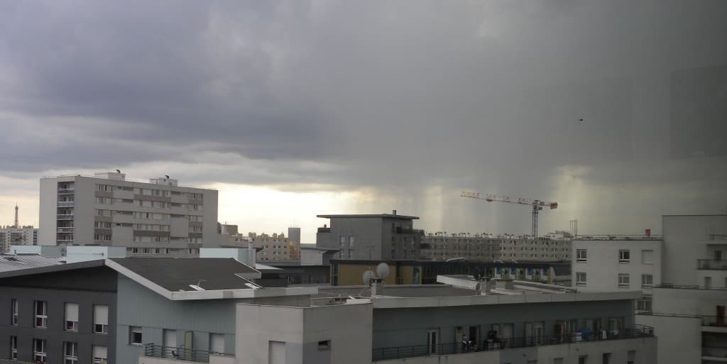 Orage approchant