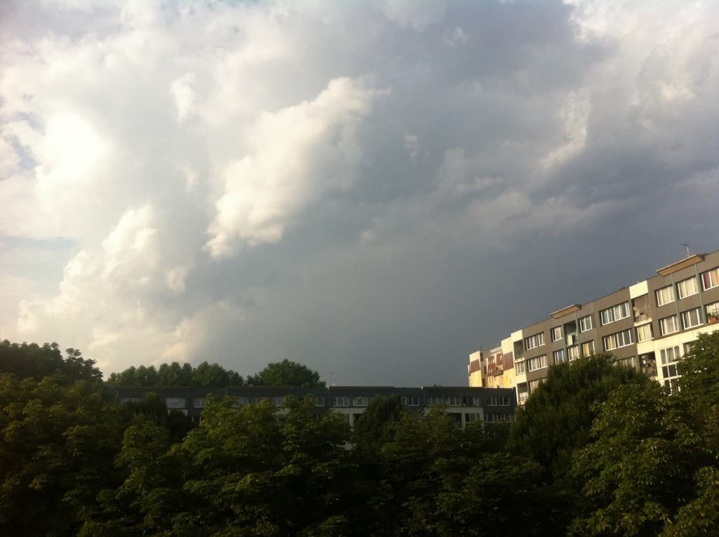 Orage au nord nord-est de Paris