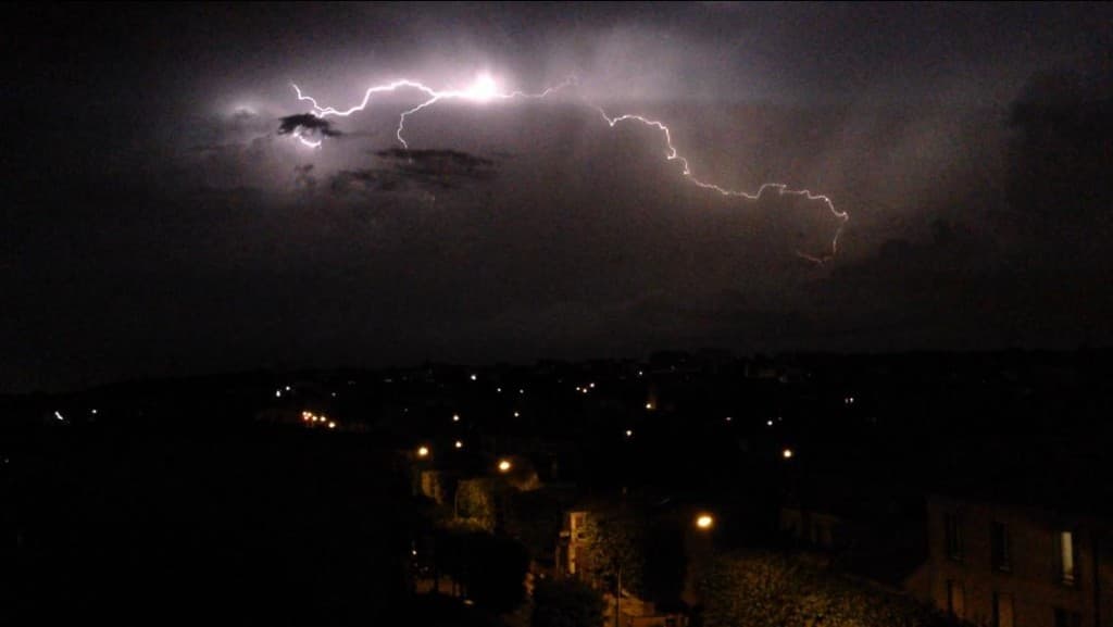 Orage dans le Val-De-Marne