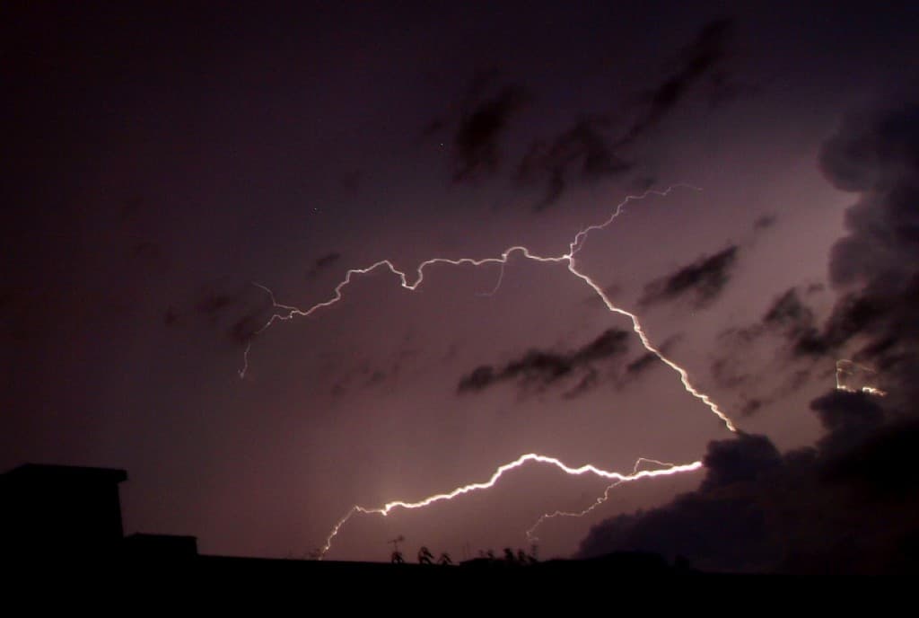 Orage depuis Paris XX