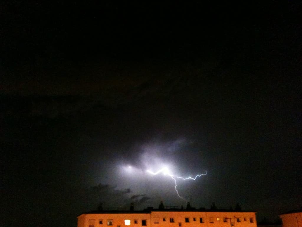 Orage du dimanche soir, par Michal