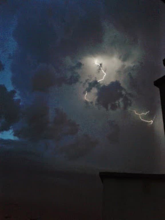 orage  du soir