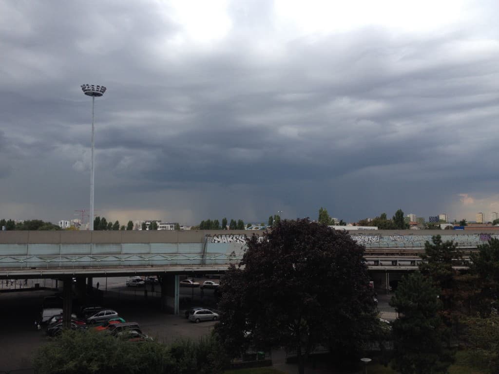 Orage en vue