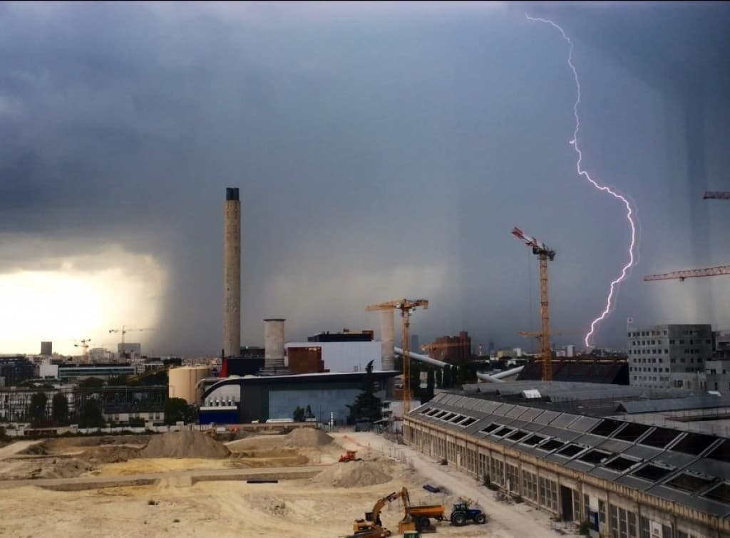 Orage vers Clichy