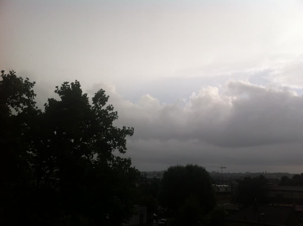 Peu après l'orage surprise