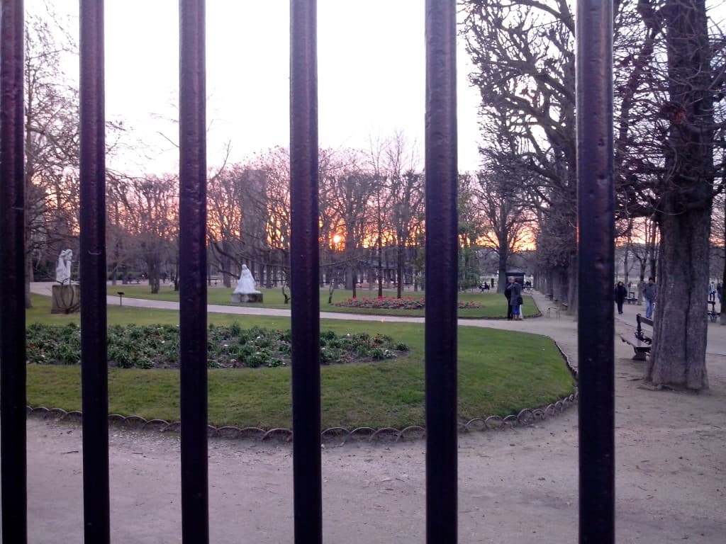 Sunset - Luxembourg Gardens