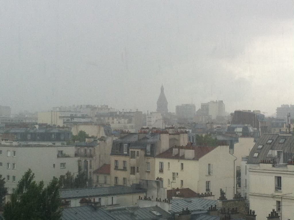 Trombes d'eau sur Paris 14