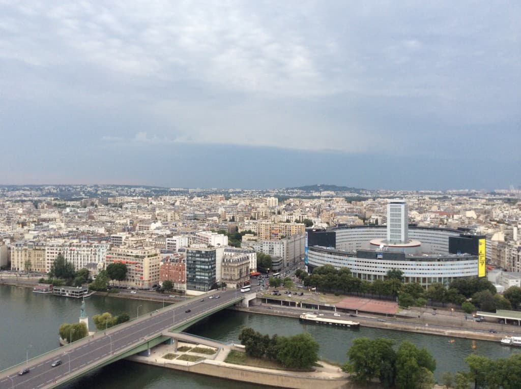 violent orage en vue vers l'Eure 