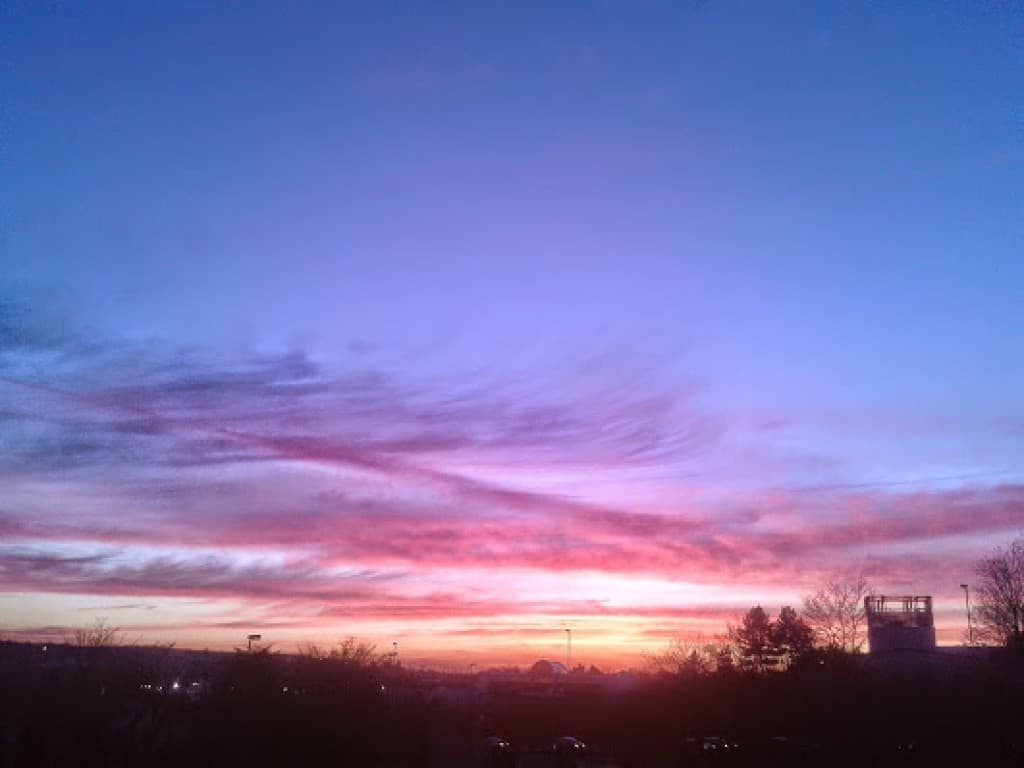 beau coucher de soleil
