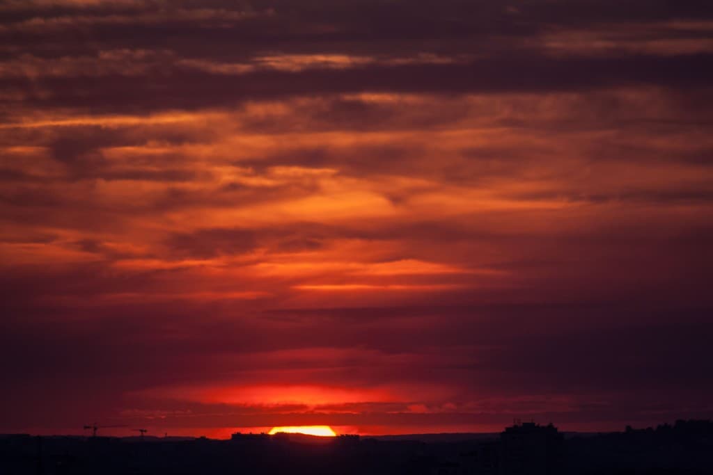 Bloody sunset