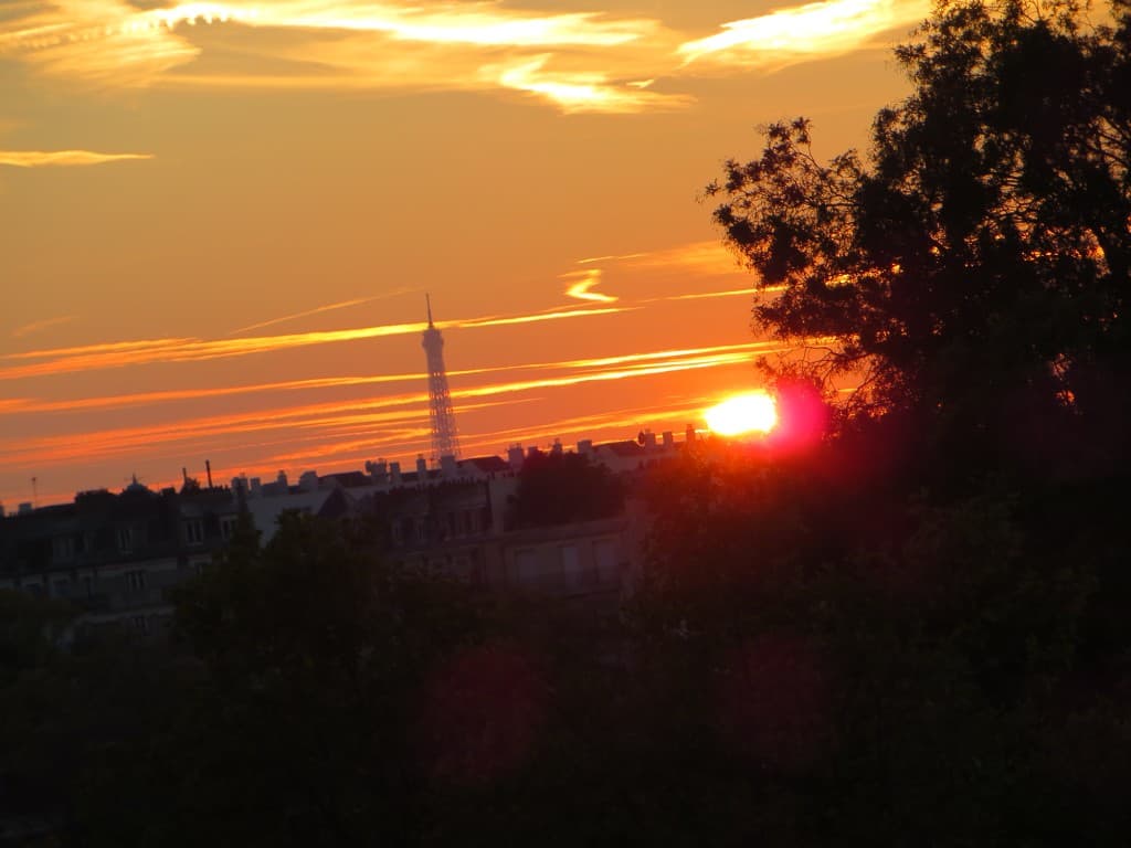 ciel du soir à Paris