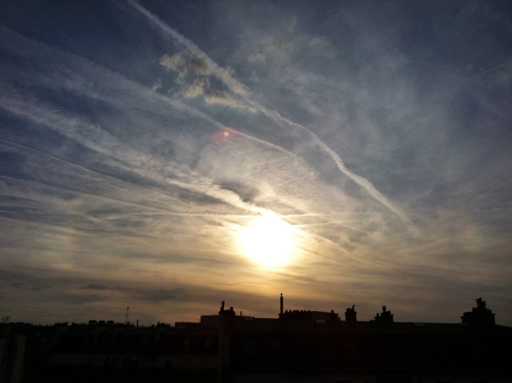 Coucher de soleil - 75012