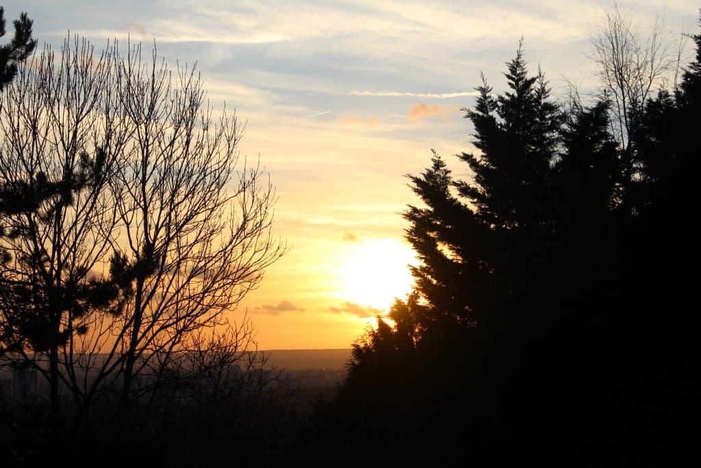 Coucher de soleil sur Argenteuil.
