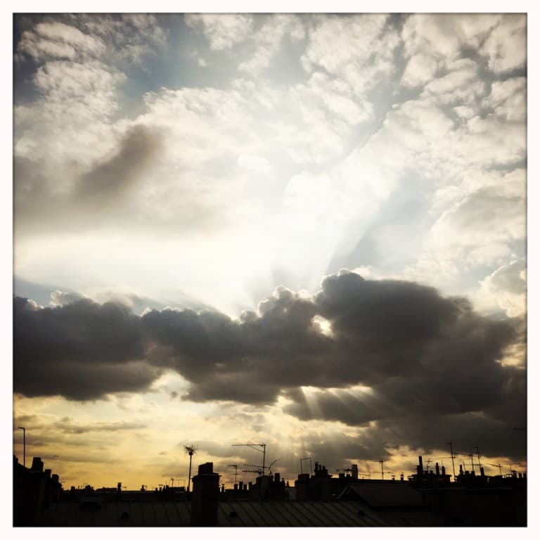 Coucher de soleil sur Paris