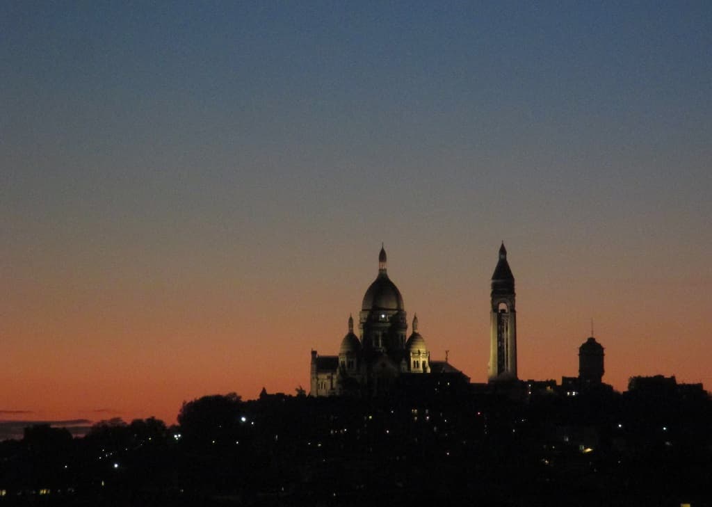Dégradé de couleurs sur Montmartre