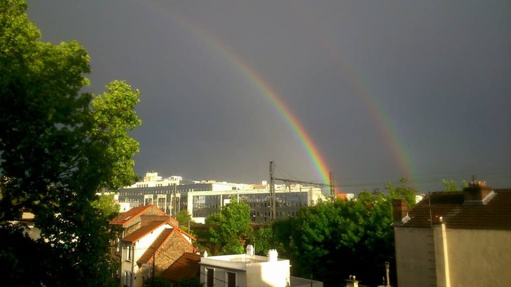 Double arc en ciel 