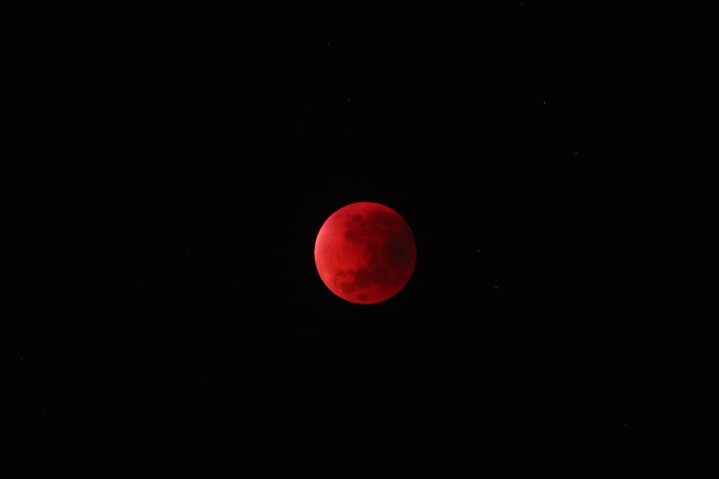 Eclipse totale de Lune - Totalité