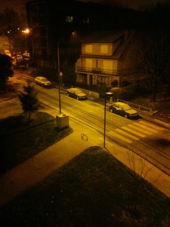 Fine pellicule de neige sur Rosny s/ Bois