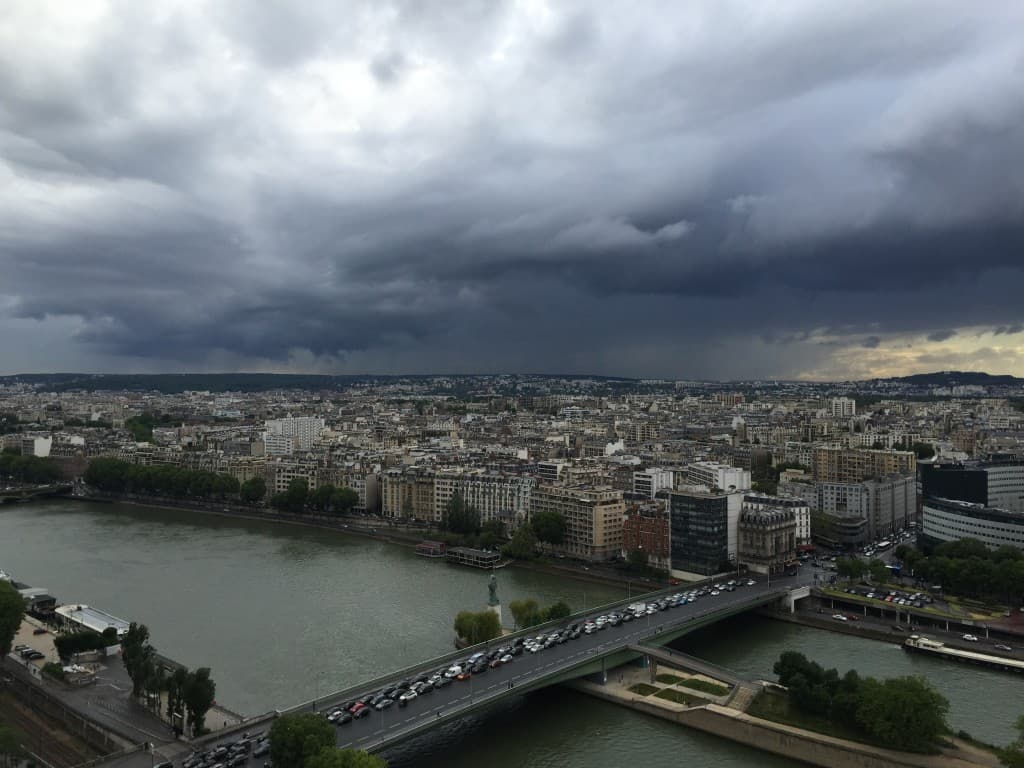 Forte averse vers les Yvelines