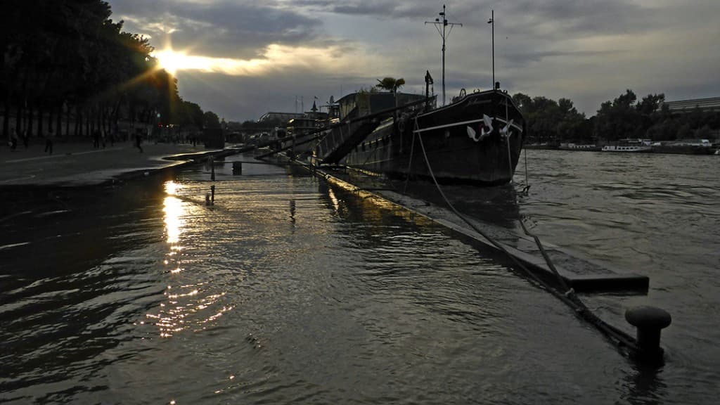 La Seine en crue - Babeth Bonnereau